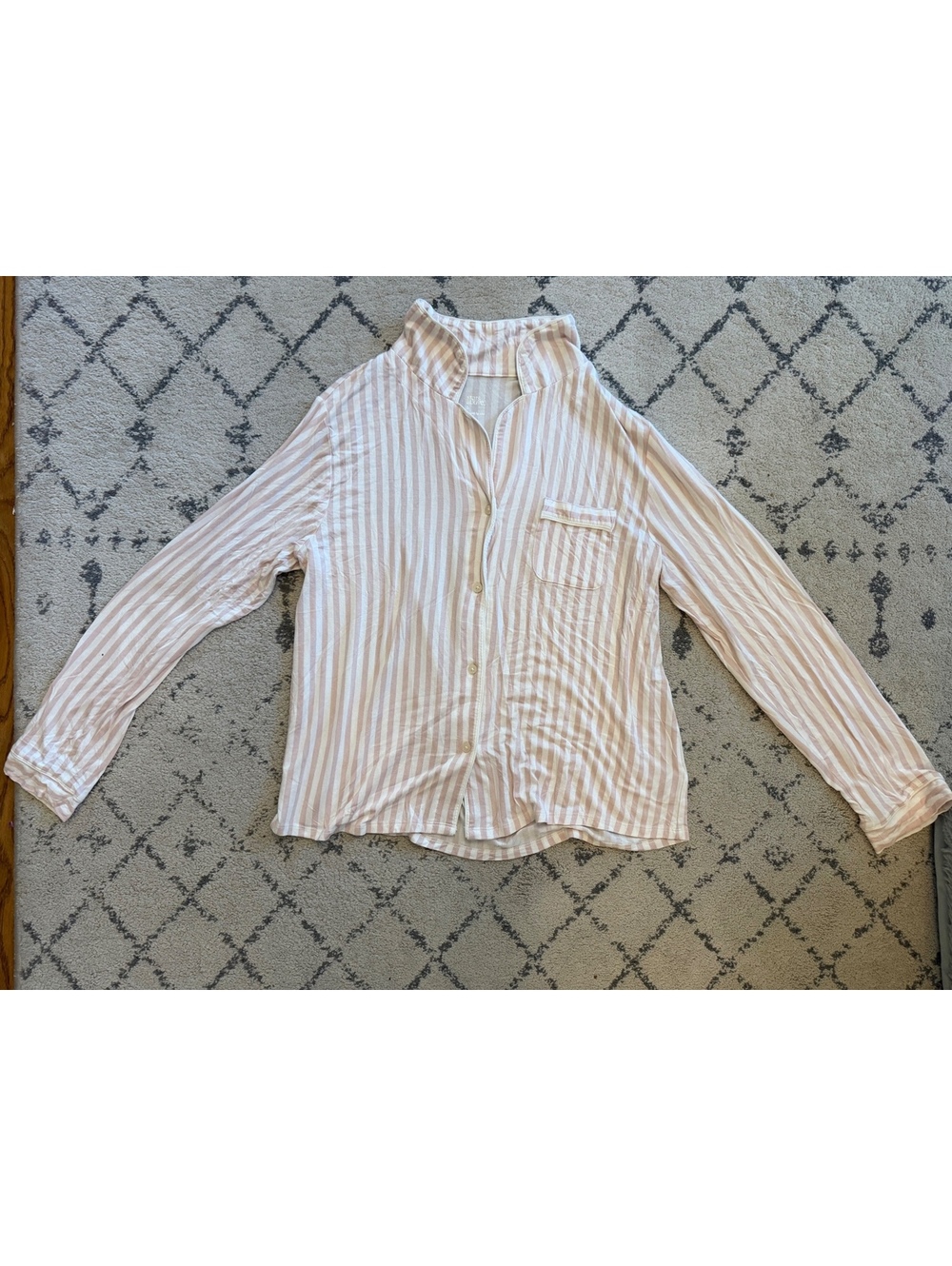 Stars Above Women's Soft Striped Pajama Set, Size Large